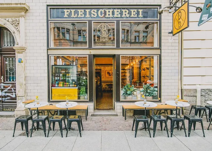 Theleaf - Design & Cafe Апартаменты Лейпциг